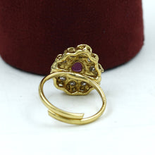 Adjustable Polki Ring 17686-21