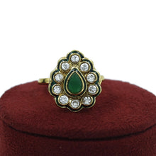 Adjustable Polki Ring 17686-21