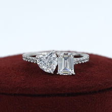 Zircon/AD Toi Et Moi Ring 18091-69