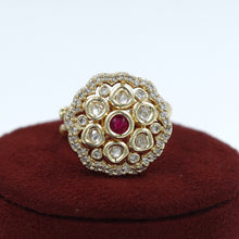 Adjustable Kundan Ring 17690-21