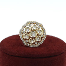 Adjustable Kundan Ring 17690-21