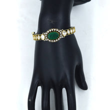 Antique Gold Plated Kundan Bracelet 18190-68