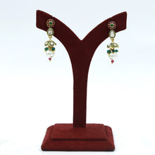 Round Neck Polki Necklace Set 13324-21