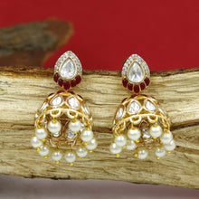 Jhumki Kundan Earring 17702-21