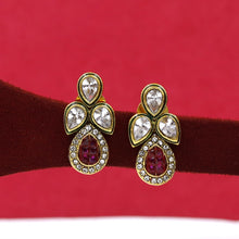 Stylish Light Weight Polki Earring 17695-21