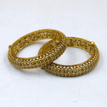 Gold Plated 2 Piece Bangles/Kada 18498-28