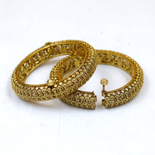 Gold Plated 2 Piece Bangles/Kada 18498-28