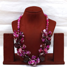 Fancy Pearl Stone Necklace 18587-47