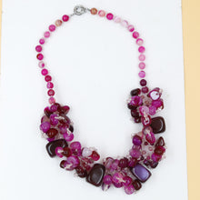 Fancy Pearl Stone Necklace 18587-47