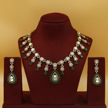 Round Neck Kundan Necklace Set 18320-28