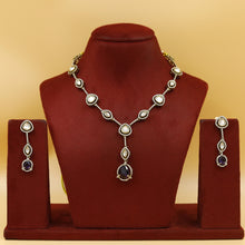 Round Neck Kundan Necklace Set 18235-21