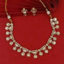Round Neck Kundan Necklace Set 18312-28