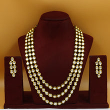 Round Neck Kundan Necklace Set 6371-28