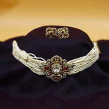 Choker Kundan Necklace Set 18306-28