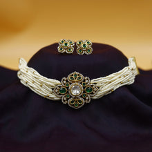 Choker Kundan Necklace Set 18306-28