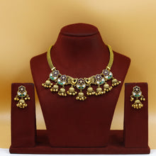 Round Neck Antique Necklace Set 18207-68