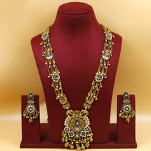 Long Neck Antique Necklace Set 18219-68