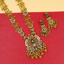 Long Neck Antique Necklace Set 18219-68