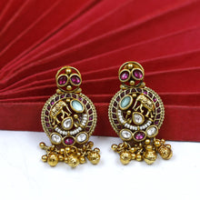 Round Neck Antique Necklace Set 18007-94