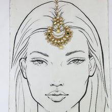 Kundan Maang Tikka 14152-100