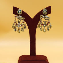 Designer Antique Gold Plated Pendant Set 18206-68