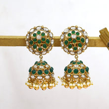 Moissanite Jhumki Kundan Earring 18705-87