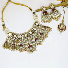 Bridal Choker Kundan Necklace Set 18725-28