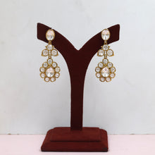 Moissanite Danglers Kundan Earring 18700-87