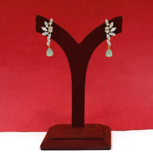 Round Neck Zircon/AD Necklace Set 18904-69