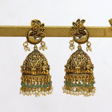 Jhumki Temple Earring 18761-28