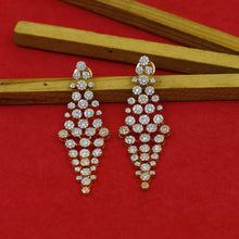 Round Neck Zircon/AD Necklace Set 18922-69