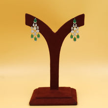 Round Neck Zircon/AD Necklace Set 18900-69