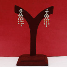 Round Neck Layered Zircon/AD Necklace Set 18918-69