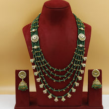 Long Neck Antique Necklace Set 18977-21