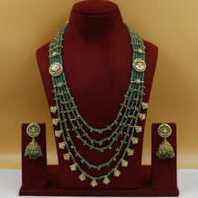 Long Neck Antique Necklace Set 18977-21