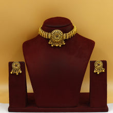 Choker Antique Necklace Set 19014-1