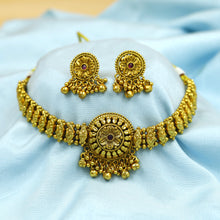 Choker Antique Necklace Set 19014-1