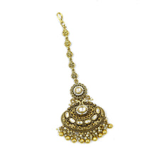Antique Gold Finish Maang Tikka 18732-28