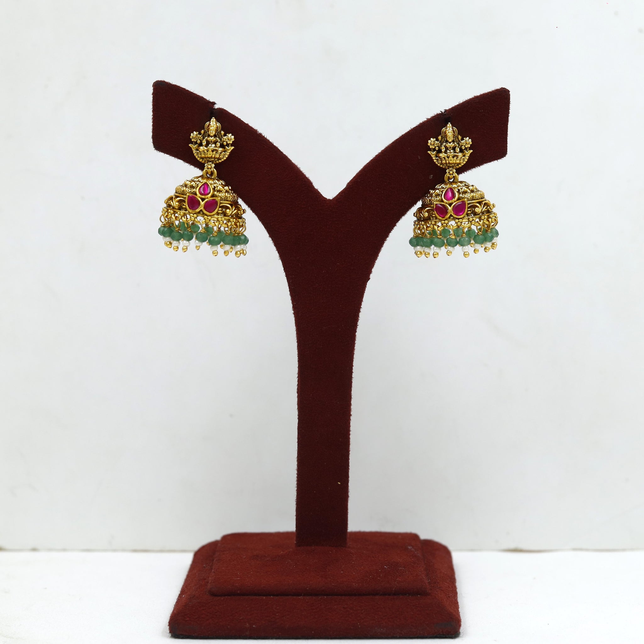 Round Neck Temple Necklace Set 18992-1