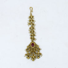 Antique Gold Finish Maang Tikka 18731-28