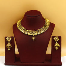 Round Neck Antique Necklace Set 19007-1