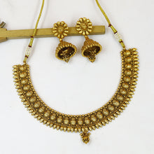 Round Neck Antique Necklace Set 19009-1
