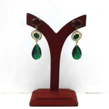 Sabyasachi Inspired Long Neck Kundan Necklace Set 18952-42