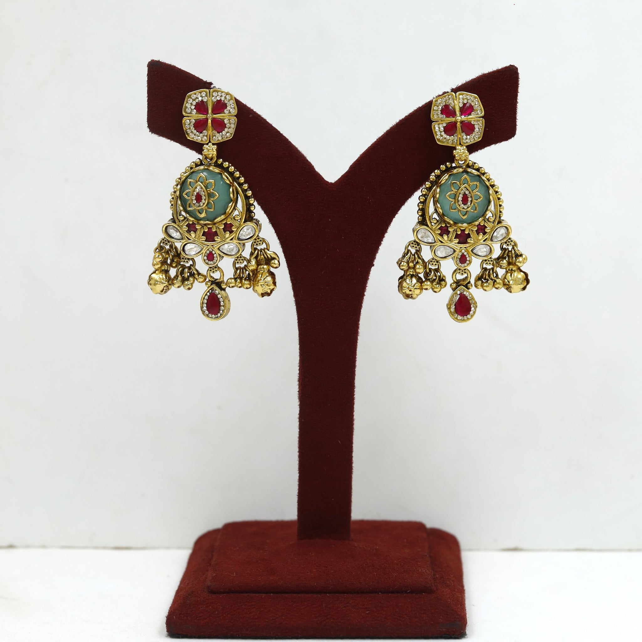 Round Neck Antique Necklace Set 19005-1