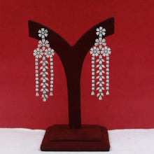 Layered Round Neck Zircon/AD Necklace Set 16238-69