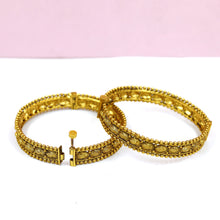 Antique Gold Finish Bangles/Kada 6332-28