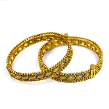 Antique Gold Finish Bangles/Kada 6332-28
