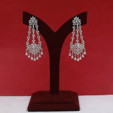 Round Neck Layered Zircon/AD Necklace Set 18898-69