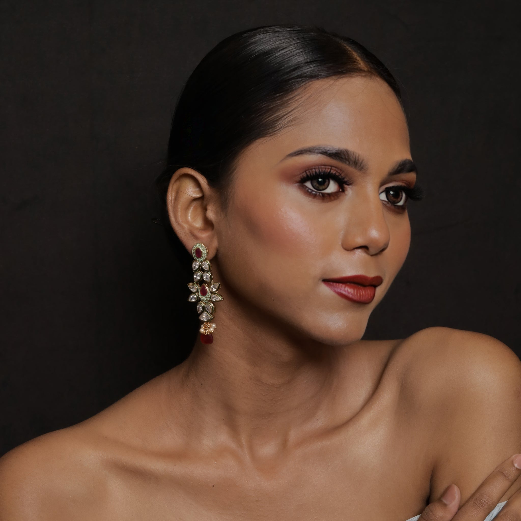 Polki Earring 16723-3871