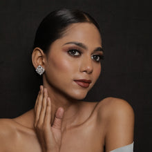 Silver Polish Zircon/AD Earring 6803-69